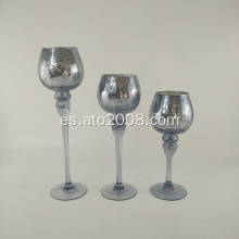 Candelabros de cristal set de 3